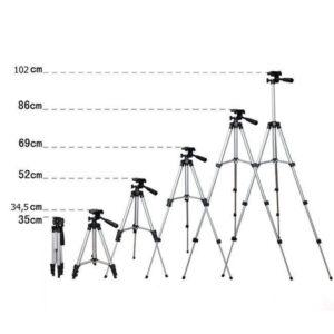 Штатив для телефону та фотоапарата Tripod 3120 PRO портативний трипод 0,35-1.02м висота
